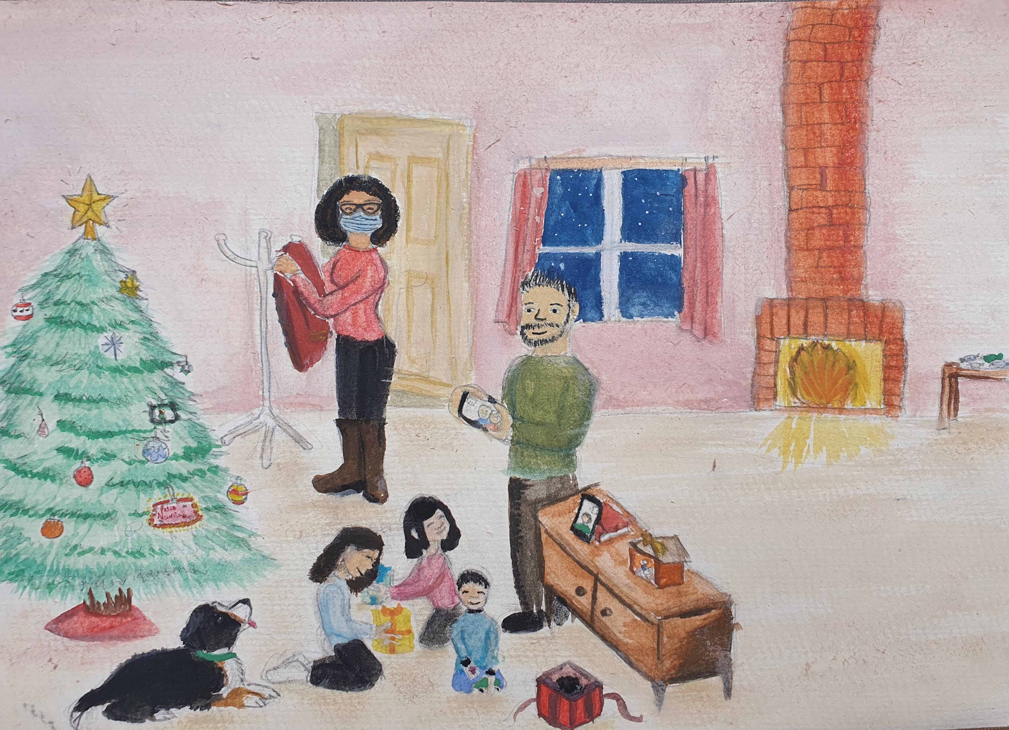 Concurso dibujo navideño